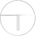 thumbnail image 2 of Metal Frame Round Hanging Planter Test Tube Flower Bud Vase Terrarium Container Flower Pot Holder Home Decor (White), 2 of 5
