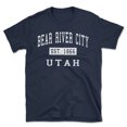 thumbnail image 1 of Bear River City Utah Classic Established Men's Cotton T-Shirt, 1 of 1