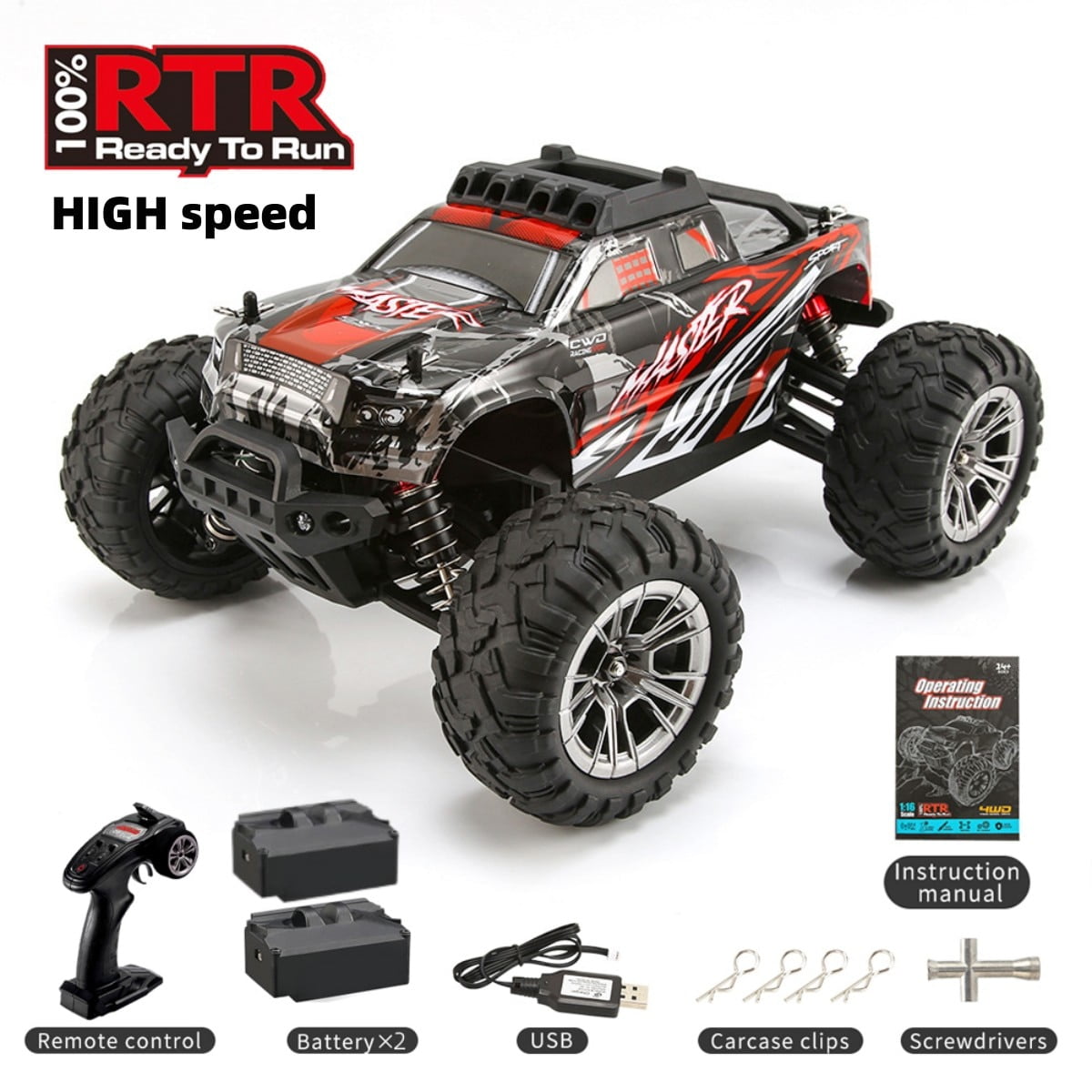 JoyStone RC Cars High Speed Remote Control Truck, 1:16 Scale JoyStone RC Cars High Speed Remote Control Truck, 1:16 Scale