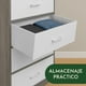 thumbnail image 5 of Comoda Cajonera Houzer 4 Cajones Tela Estructura Acero MDF, 5 of 10
