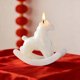 thumbnail image 5 of Vela perfumada de Año Nuevo | Adorno de caballo de cera de soja | Vela decorativa blanca para centro de mesa | Regalo para familiares, amigos y recuerdos de fiesta, 5 of 7