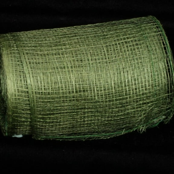 The Ribbon People Hunter Green Sinamay Abaca Fiber Craft Ribbon 5" x 32 Yards