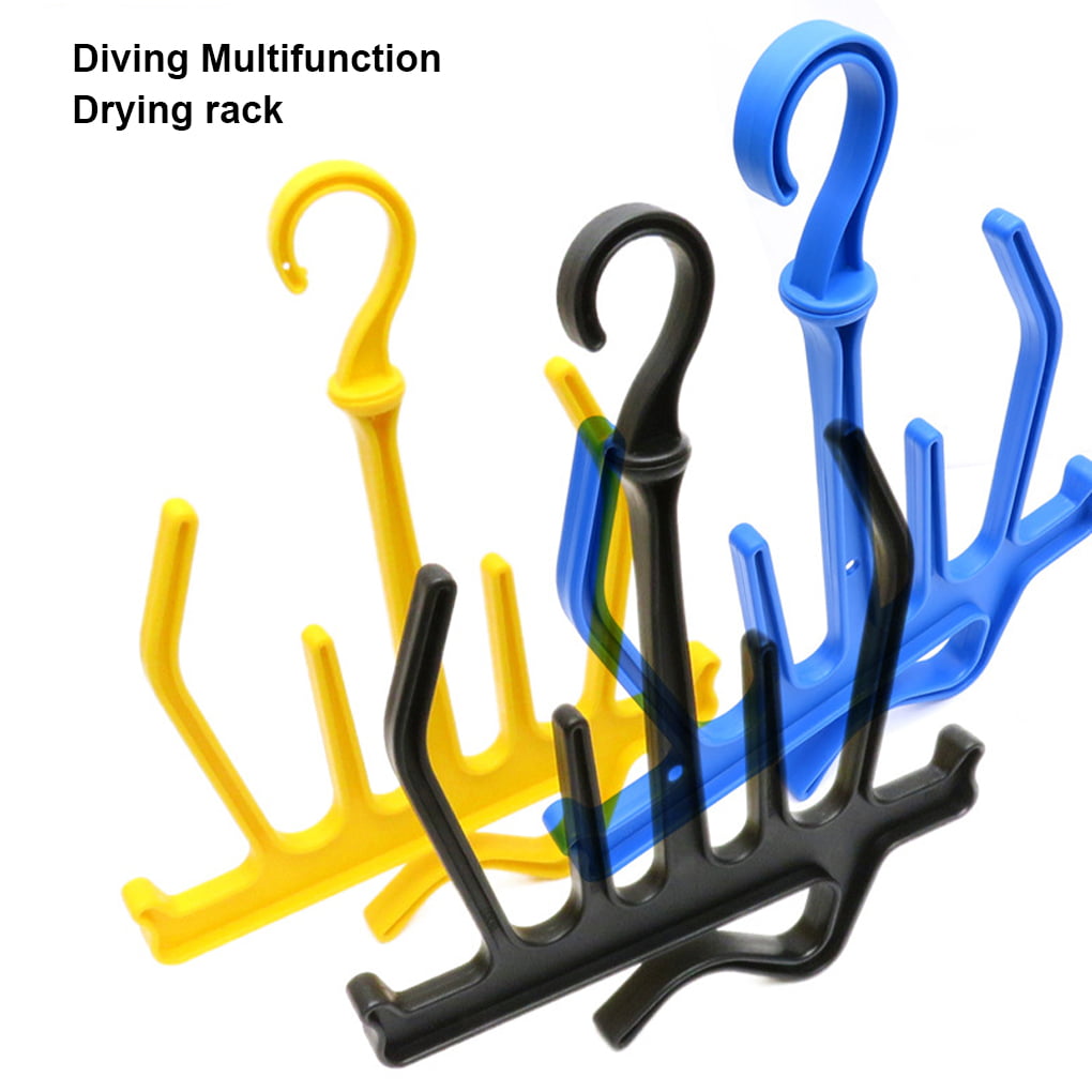 Underwater Diving Hanger Wetsuit Boots Stand Surf Hiking Fishing Regulators  Drying Hangers Portable Fishing Outside Water Sports Surfing Supplies Blue