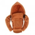 thumbnail image 3 of Funda para pomo de cambio de coche, divertida sudadera con capucha, antideslizante, para pomo de cambio Naranja, 3 of 9