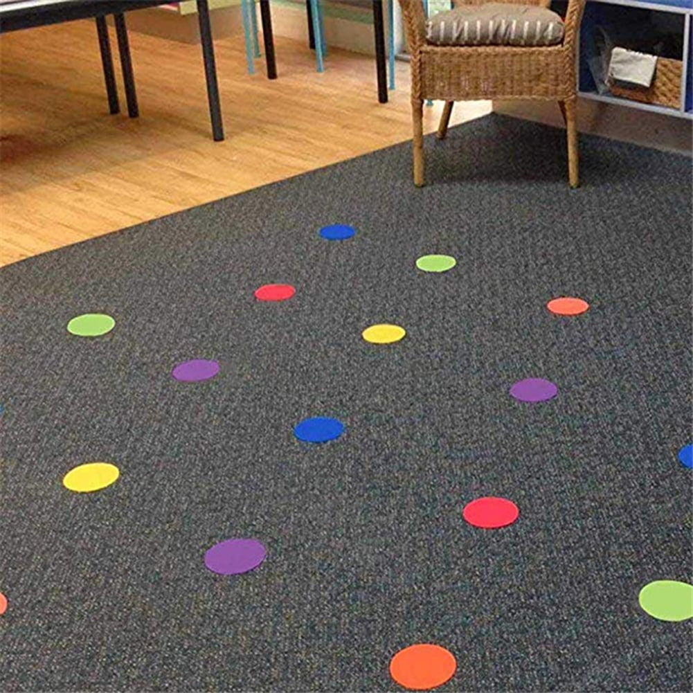 36Pcs Carpet Markers Kids Sport Spot Circles Classroom Preschool Teaching Supply 