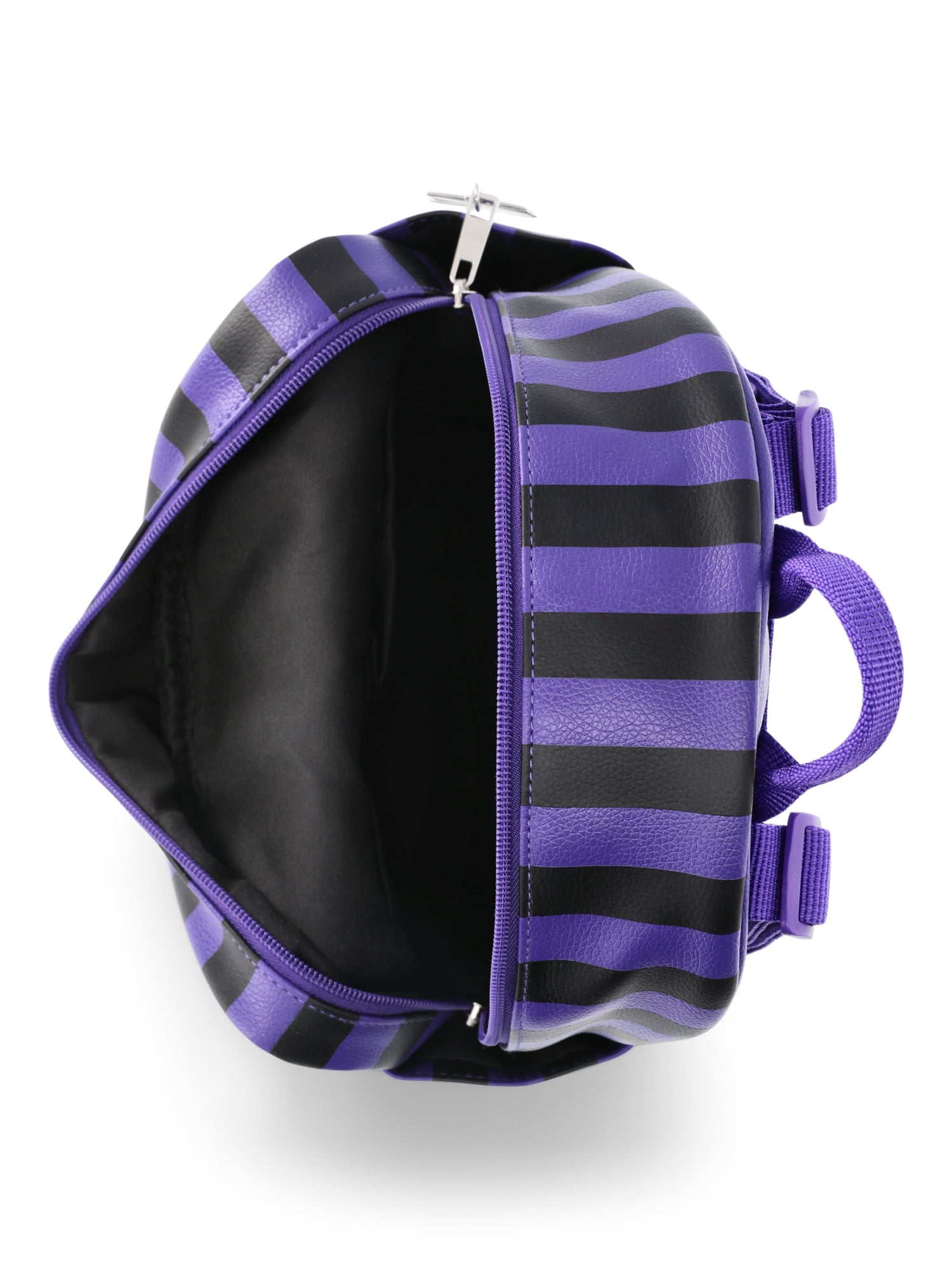 Wednesday Nevermore Academy Mini Backpack Purple Black Purple Nevermore Academy Backpack | Wednesday | Cinereplicas  main image 4
