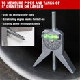 thumbnail image 5 of Herramienta de marcado para medir el diámetro de una tubería utilizando un marcador de centro de tubo de seguridad y un Pipel Silver ,Silver, 5 of 5