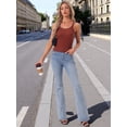 thumbnail image 2 of DARING DIVA Women's Camisole Lounge Built-in Bra U Back Tank Tops S Red, 2 of 7