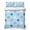 Sky Blue, variant on 3 Pieces Queen Quilt Set,Black and White Polka Dots Gray Soft Bedding Sets with 1 Quilt & 2 Pillow Shams,Modern Minimalist Style Summer Bedspread Lightweight Coverlet Comforter for All Season