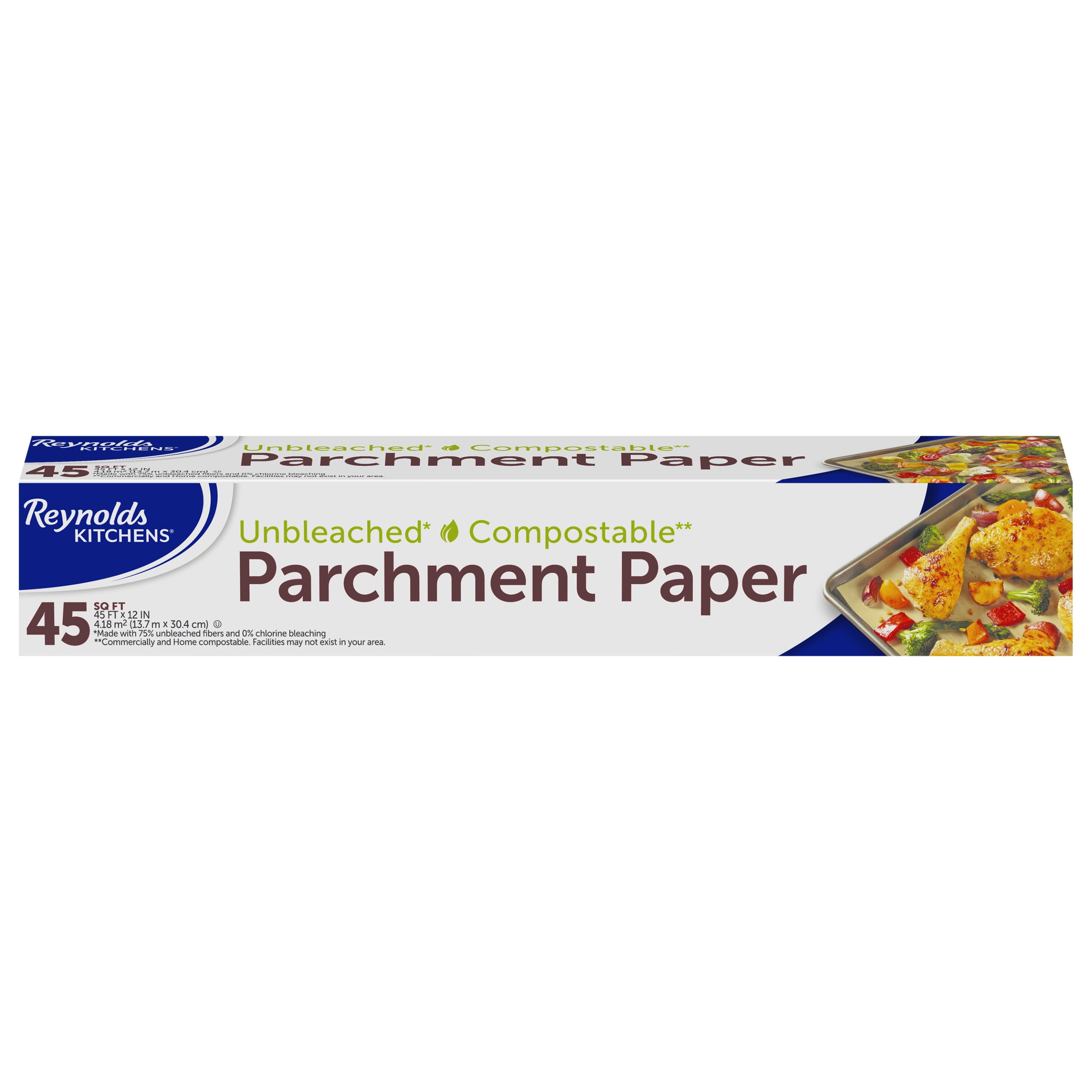 Reynolds Kitchens® Stay Flat Parchment Paper Food Wrap, 45 sq ft