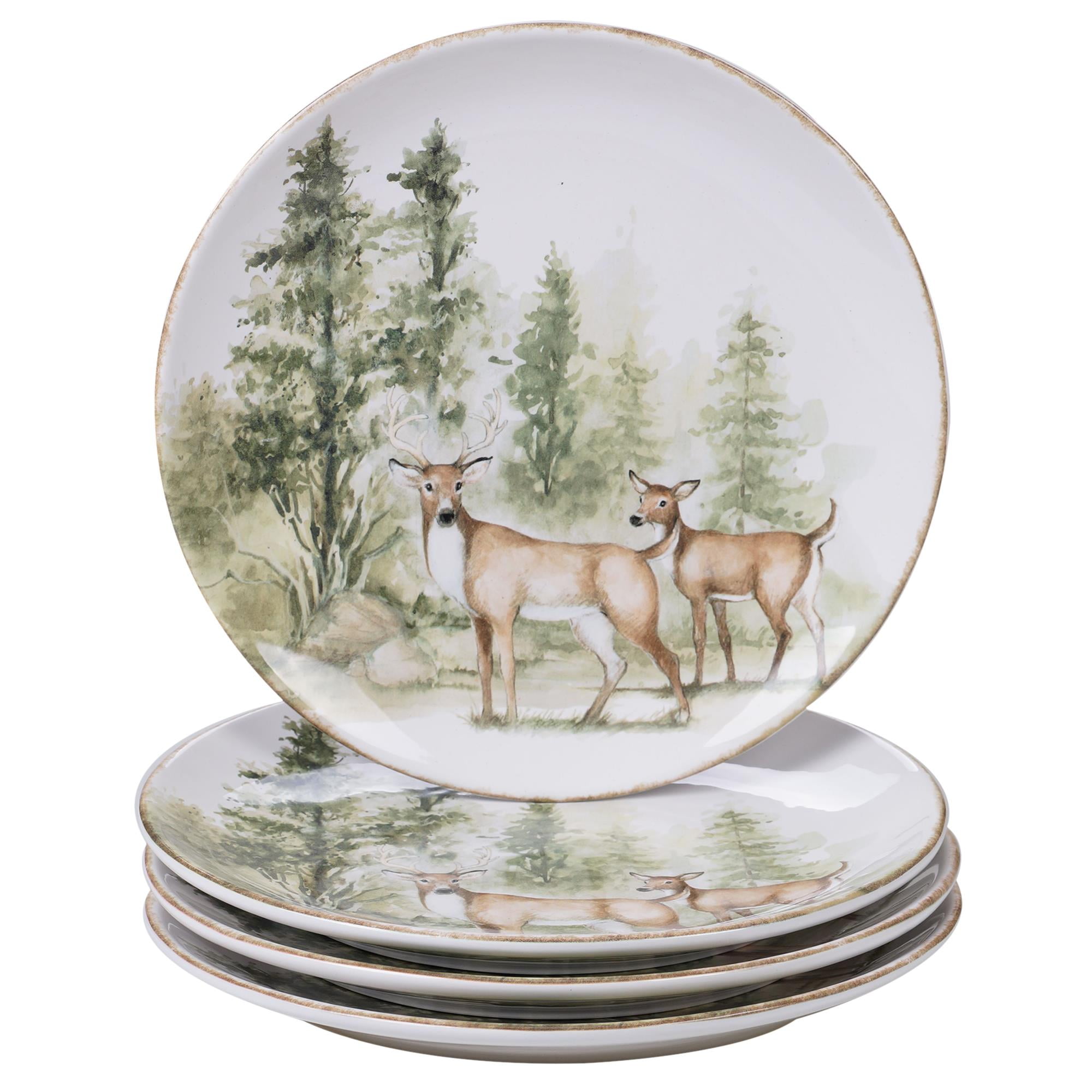 Mountain Retreat Set/4 Dinner Plate 11"