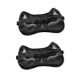 thumbnail image 6 of TELOLY 2Pcs Eye Masks,7.87*3.94"Silk Eye Mask,Silk Sleep Mask Silk, 6 of 7