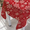 thumbnail image 5 of Christmas Decoration Tablecloth, 55" x 31.5" Waterproof Holiday Decoration Spring Tablecloth for Indoor and Outdoor, Dinner Parties Holiday Birthday Party Decorations, 5 of 5