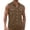 Brown, variant on ZCFZJW Western Cowboy Shirts for Men Casual Sleeveless Tank Tops Lightweight Button Down Collared T-Shirts Trendy Regular Fit Solid Shirt with Double Chest Pockets Pink S
