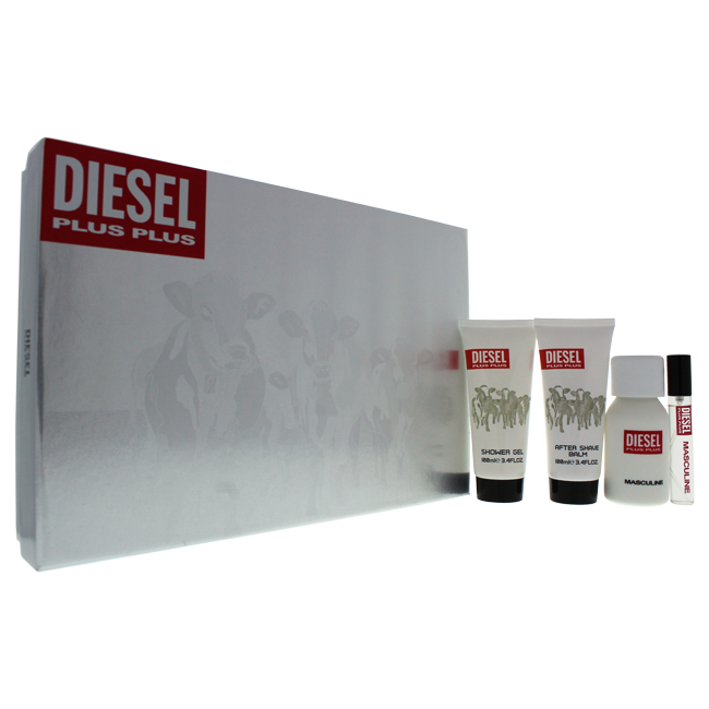 Diesel Diesel Plus Plus by Diesel for Men 4 Pc Gift Set 2.5oz EDT