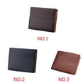 thumbnail image 2 of tredstone Gentlemen Fold Ultra-thin Frosted Short Wallet Purse Men Smooth Soft PU Leather Multifunctional Coin Card Holder, 2 of 7