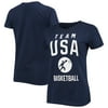 Women's Navy USA Basketball Pictogram T-Shirt