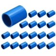 thumbnail image 1 of Uxcell 20 Pcs Pipe Fitting 3/4" Coupling Adapter Socket x Socket Blue, 1 of 6
