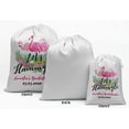 thumbnail image 2 of Darling Souvenir White Let'S Flamingle Bachelorette Custom Party Supplies&nbsp;Drawstring Pouches&nbsp;Favor Bags 15 Pieces, 2 of 5
