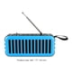 thumbnail image 3 of Altavoz inalámbrico compatible con Bluetooth con linternas LED de radio FM (azul) Ehuebsd Para estrenar, 3 of 6