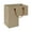 Beige, variant on Ybomd,Dark Gray Felt Stair Basket,Foldable Storage Organizer,Organize Items On Your Stairs with Stair Basket Features Leather Handles, Suitable for Carpeted Or Wooden Stairs At Home