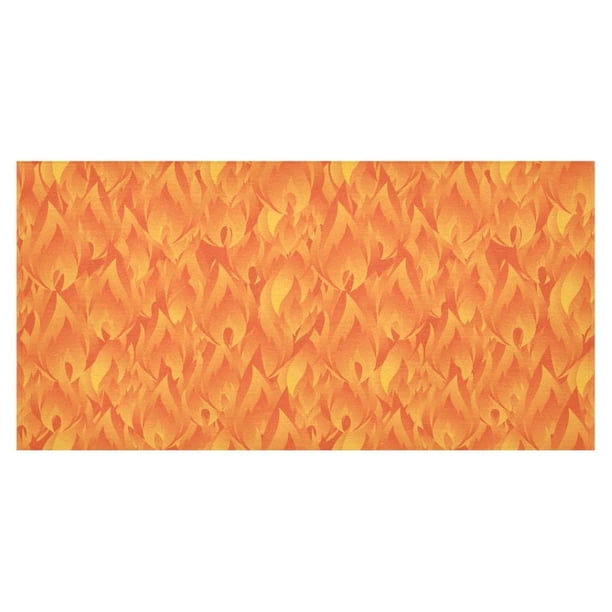 Mantel Rojo Llama de Fuego