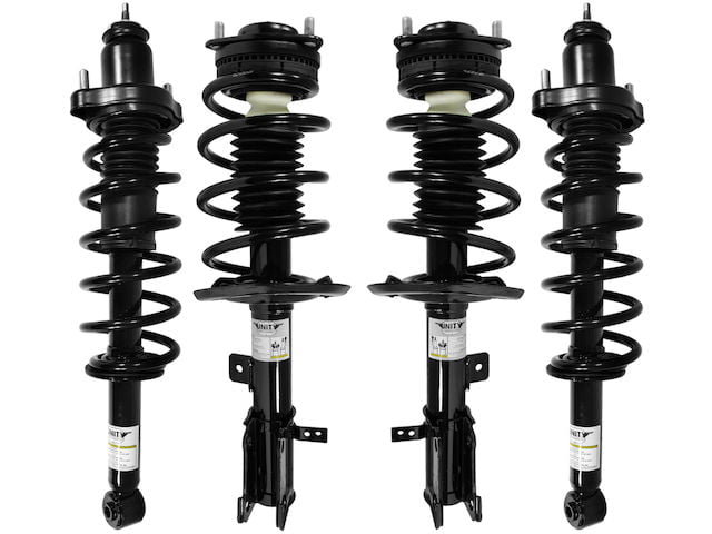 Set of 4 Front & Rear Complete Struts & Coil Spring Assemblies Compatible with 2008-2014 Dodge Avenger 