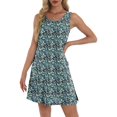 thumbnail image 4 of Vestido BKRIVE talla grande 2025 de verano sin mangas con bolsillos 2XL, 4 of 5
