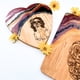 thumbnail image 3 of Tabla de quesos rectangular diseño mexicano catrina/calavera decorada con resina. (El Corazón), 3 of 9