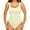 Beige, variant on LELINTA Women's Shapewear Bodysuit Square Neck Sleeveless Tank Top Bodysuits Tummy Control Seamless Thong Tank Top Bodysuits Jumpsuits