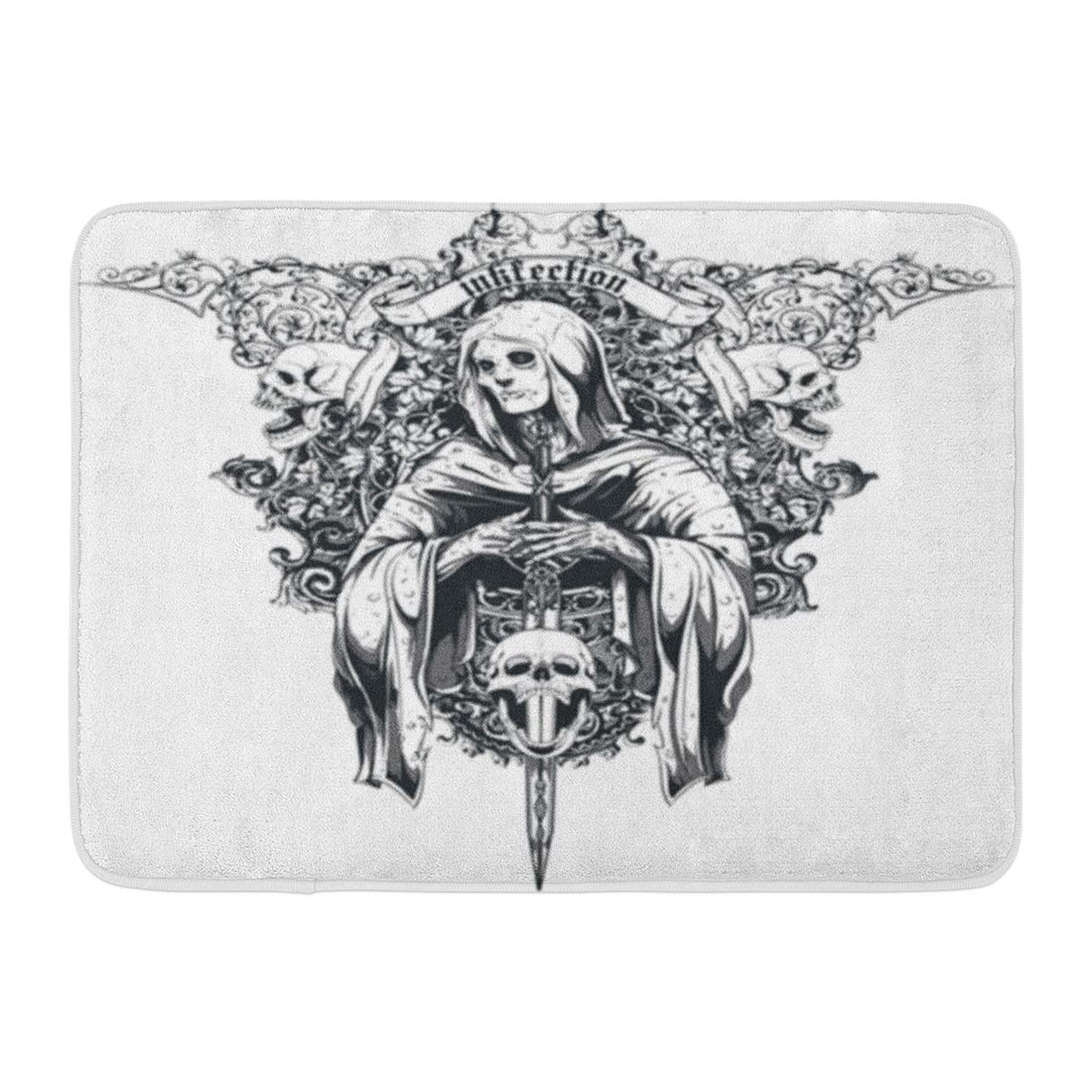 ラグ・カーペット tattoo studio yamada TSY LOGO DOORMAT TSY LOGO DOORMAT TATTOO STUDIO YAMADAラグ