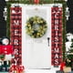 thumbnail image 5 of 35cm Christmas Wreath Artificial Berries Pine Hanging Christmas Garland for Home Door Window Naviidad Decoration New Year 2023, 5 of 5