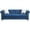 Navy Blue, variant on Raisa 83" Black Velvet 3-Seater Sofa With 2-Throw Pillow
