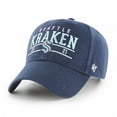 thumbnail image 2 of Men's '47 Deep Sea Blue  Seattle Kraken Centerline MVP Adjustable Hat, 2 of 3