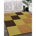 thumbnail image 3 of Ahgly Company Machine Washable Indoor Rectangle Transitional Dark Bronze Brown Area Rugs, 5' x 7', 3 of 7