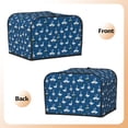 thumbnail image 3 of Gaeub Cartoon Geese With Xmas Print 4 Slice Toaster Cover,Bread Machine Cover,Dustproof Fingerprint Protectors and Greasy Protection Anti-sputtering, 3 of 7