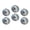 C2135, variant on Glass Refrigerator Magnet 6Pcs Magnetic Fridge Sticker,Decor for Kitchen,Whiteboard,Cabinet,Elegant Charm Of Peach Blossoms