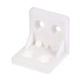 thumbnail image 1 of Soportes de Esquina de Plástico de 90 Grados para Muebles de Estante Unique Bargains 27x27x27mm 24Pcs Blanco, 1 of 4
