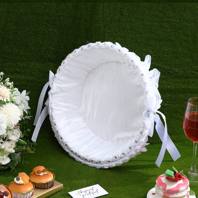 Milisten 1Ud Cesta Para Con Encaje Reutilizable Y Para Banquetes