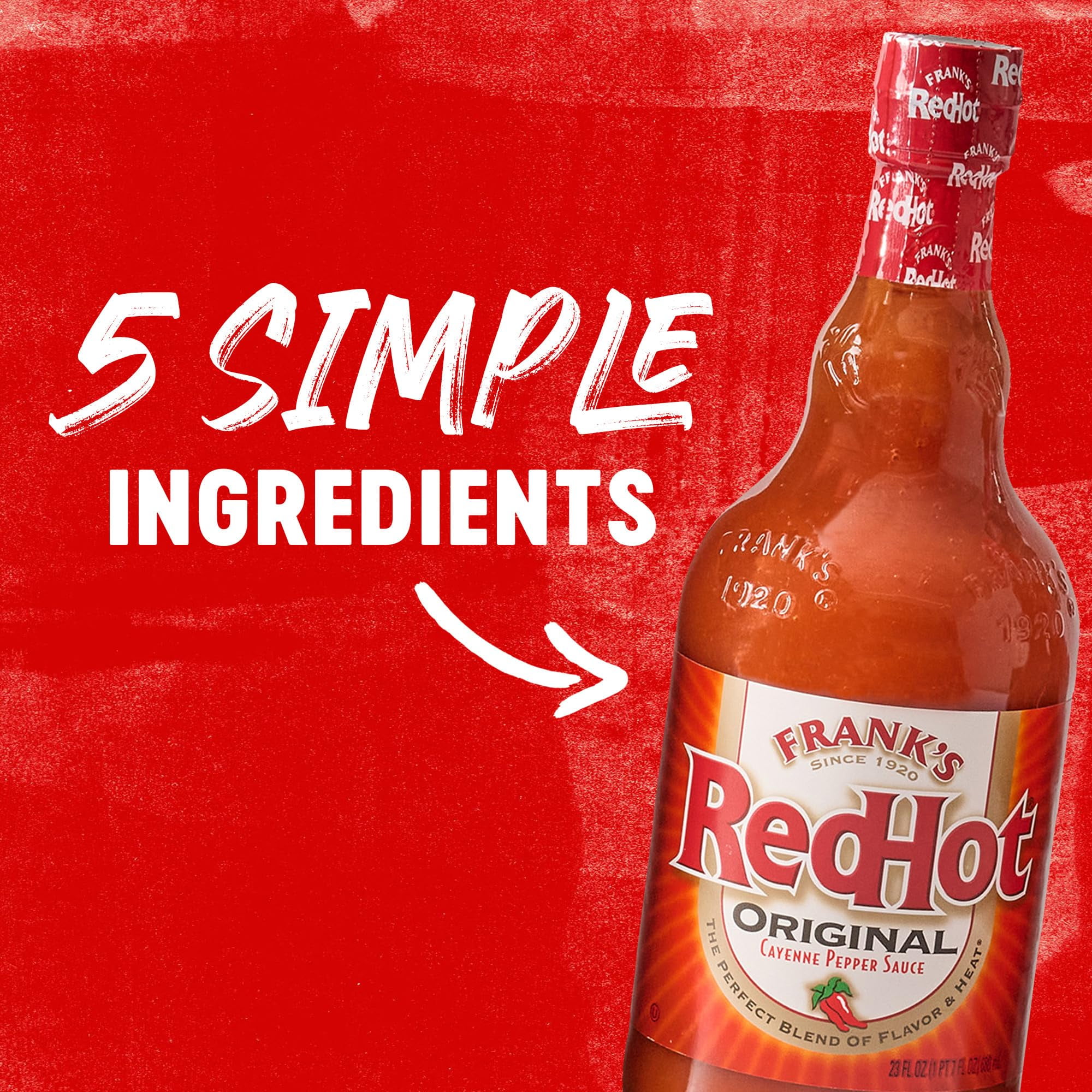 Frank's RedHot Original Hot Sauce, 23 Oz, 3 Pack