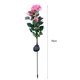 thumbnail image 5 of Luz solar LED 3-Rose Flower Lawn Stake Lamps Yard Art Garden Decor (rosa), 5 of 5
