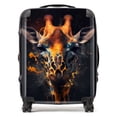 thumbnail image 2 of Golden Giraffe Face Splashart Suitcase, 2 of 13