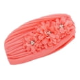 thumbnail image 1 of Three Flower Decal Design Turban Hat Elastic Hijab Cap Hair Loss Cover Headwear, 1 of 6