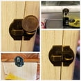thumbnail image 4 of 12 Uds. Cerradura decorativa de latón antiguo para joyería, caja de madera, pestillo con tornillos, tratamiento de revestimiento de superficie, no se decolora fácilmente, 4 of 5