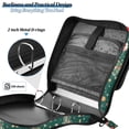 thumbnail image 4 of FORMRS Zipper Binder with Shoulder Strap 2-inch Ring 500 Sheet Capacity File Bag, Green Christmas Gingerbread, 4 of 5