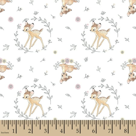 - Disney Fashon Trend Framed Bambi Cotton Fabric by the yard