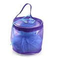 thumbnail image 4 of S Knitting Yarn Storage Bag Holder Portable Accessories Organizer Tote Travel Weave Purple, 4 of 6