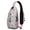 Pink-27, variant on Deer Print Sling Backpack, Lightweight Crossbody Daypack with Nordic Buck Head Art, Vintage Woodland Hunting Pattern, Anti-theft Travel Bag for Hunter Lover, Gym, Forest Trip, Outdoor Use