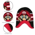 thumbnail image 3 of Set de gorro de invierno y guantes para niños Nintendo Super Mario de 4 a 7 años, 3 of 7
