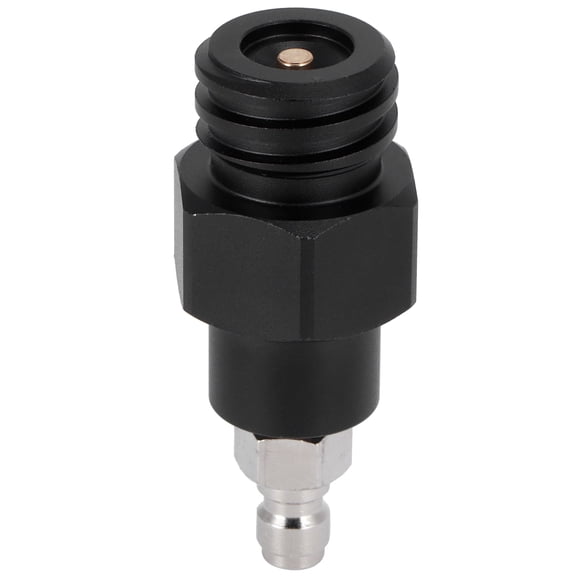 8mm Male Quick Plug to Male Thread TR21-4 CO2 Cylinder Tank Adapter Connector for Soda ClubBlack